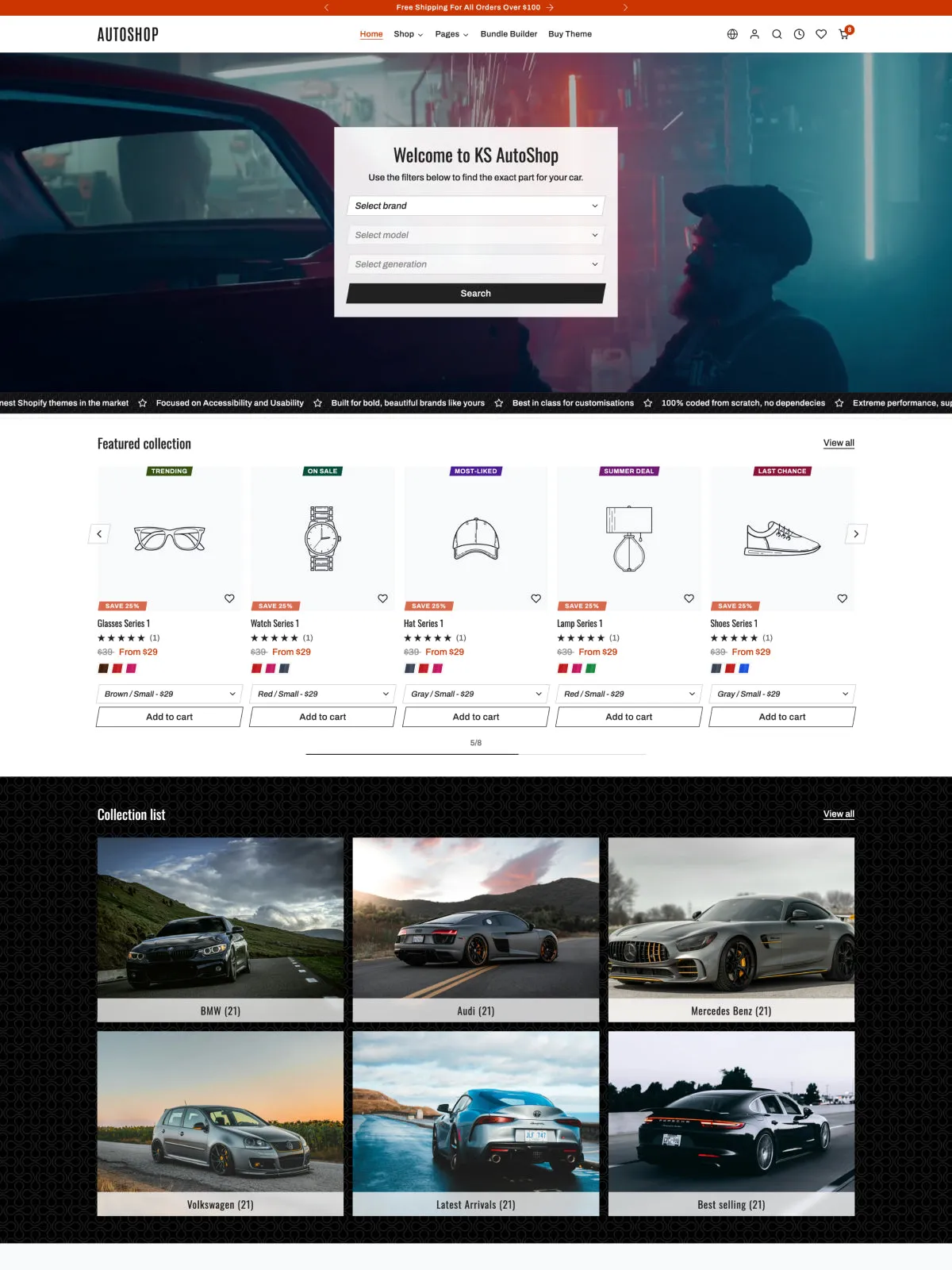 KS Autoshop theme preview
