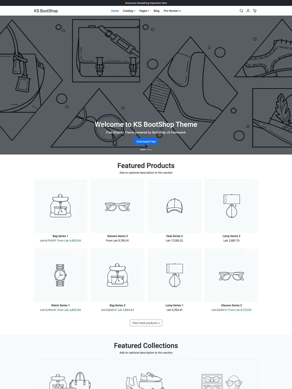 KS BootShop theme preview