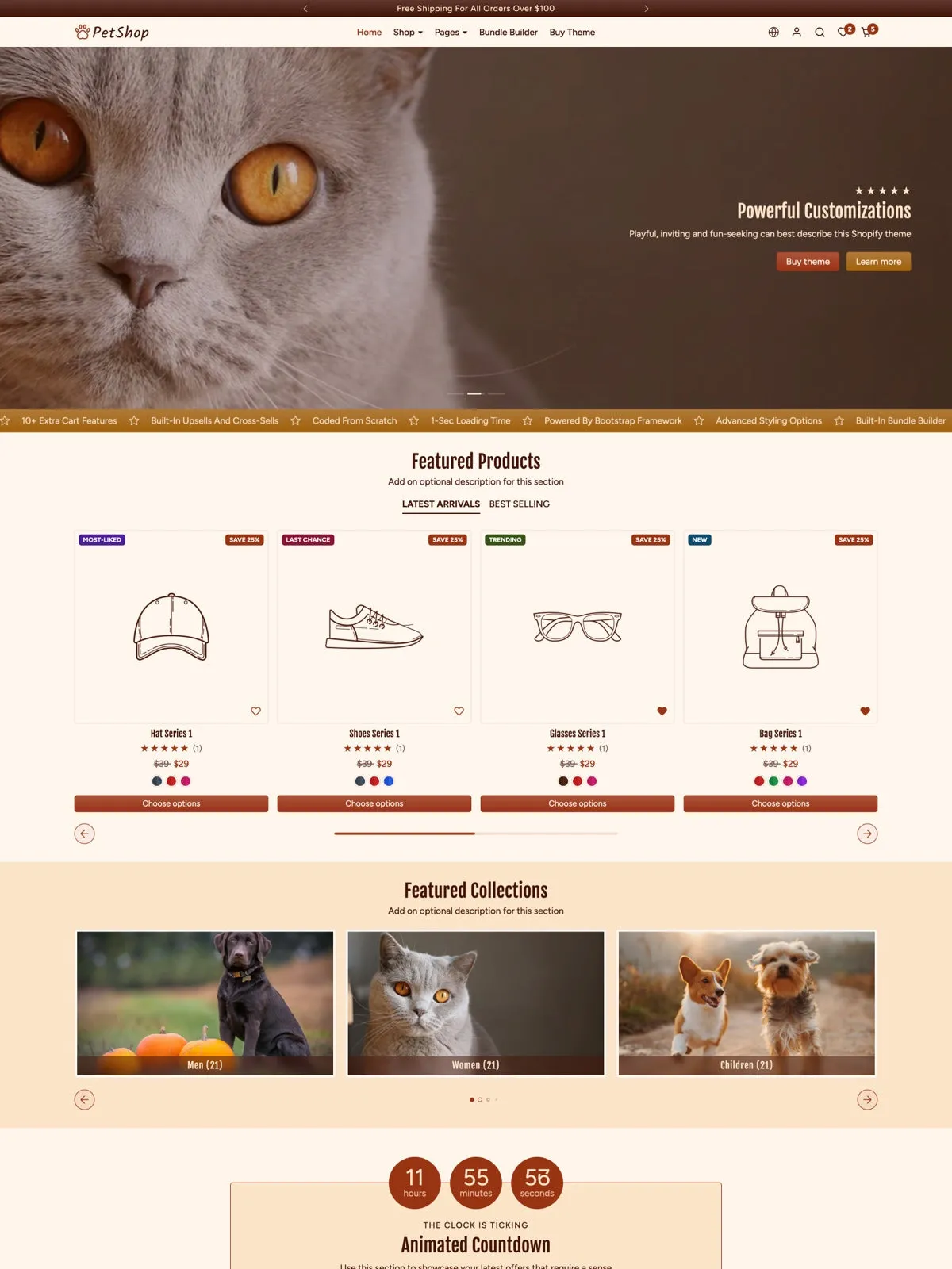 KS PetShop theme preview