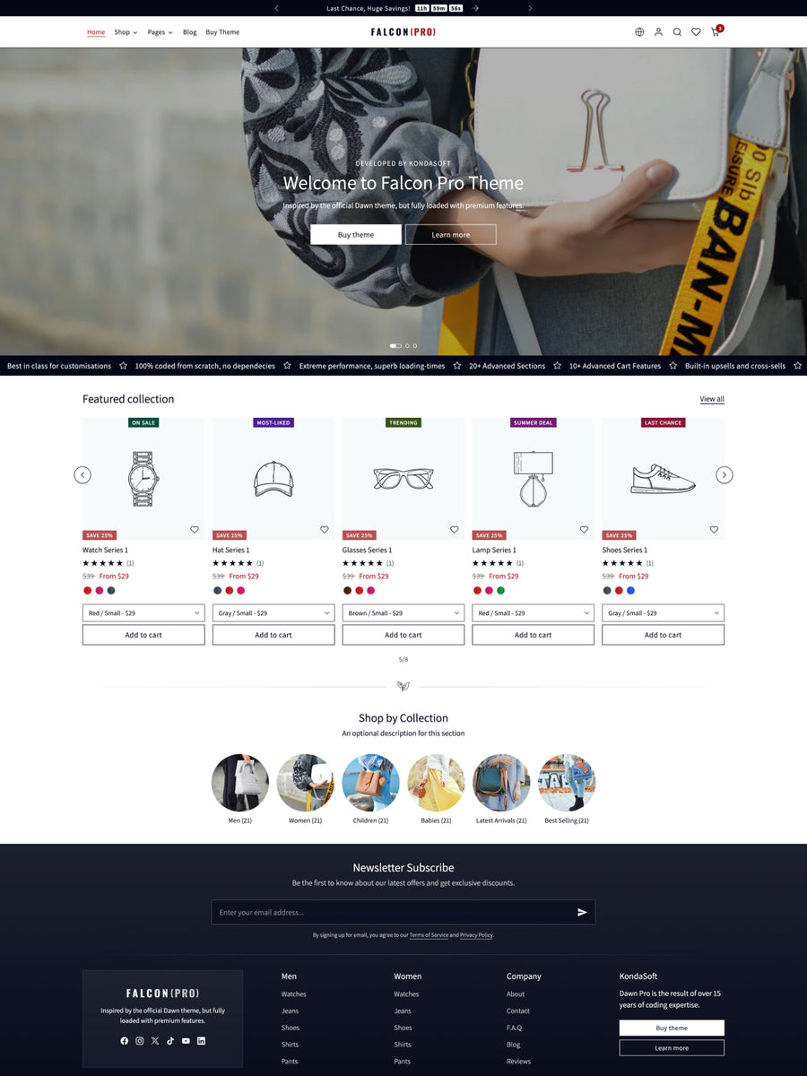 Falcon Pro Theme