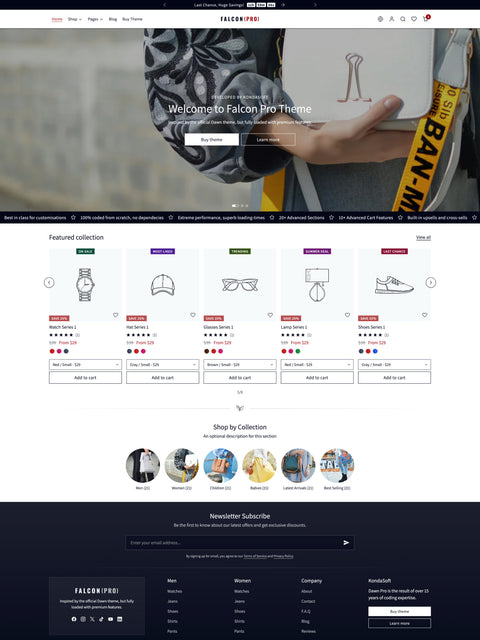 Falcon Pro Theme
