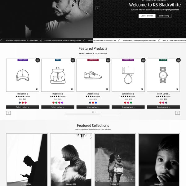 KS BlackWhite - Homepage